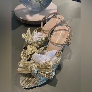 Loeffler Randall Camellia Knotted Sandal - Gold